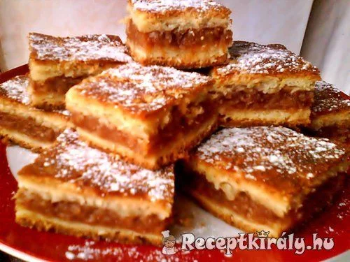 Almás-diós pite recept