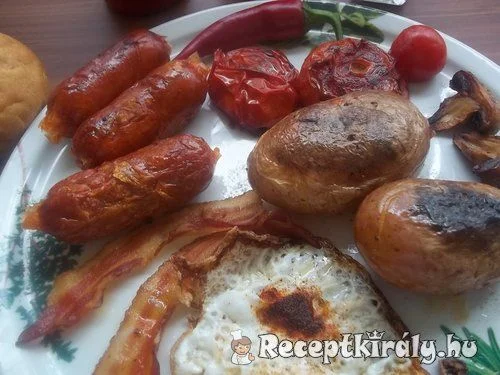 Angol reggeli recept
