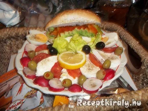 Avokádós mozzarellás saláta recept