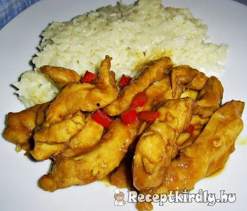 Ázsiai narancsos chilis csirke recept