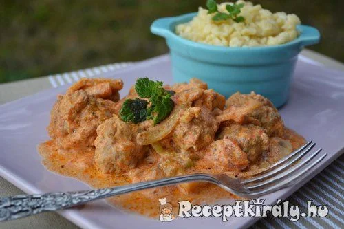 Bakonyi betyárgombóc recept