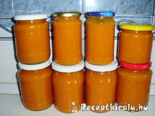 Baracklekvár recept