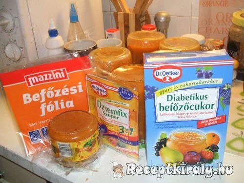 Baracklekvár befőzés recept