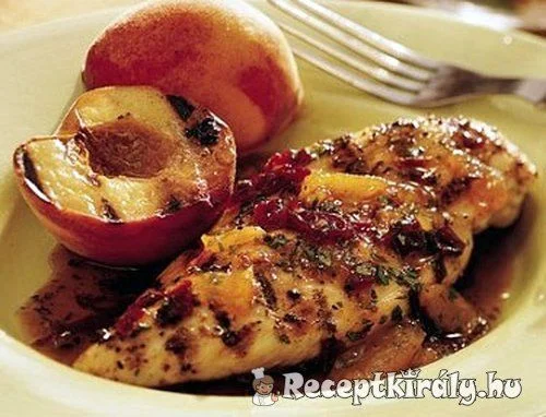 Barackos csirkemell recept