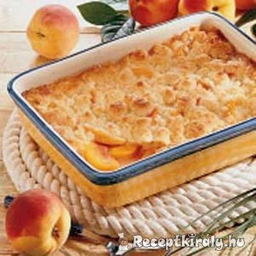 Barackos pite recept