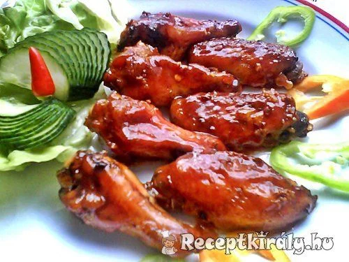 Barbecue csirkeszárnyak recept
