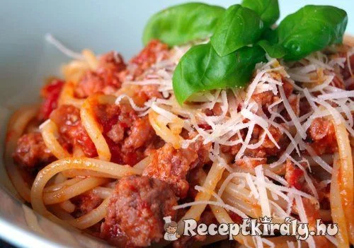 Bolognai spagetti recept