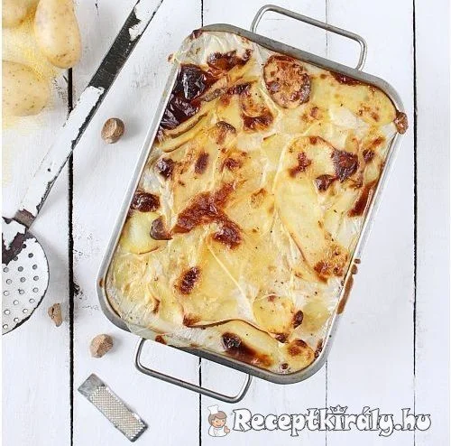 Burgonya gratin recept