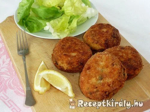 Burgonyás halfasírt recept
