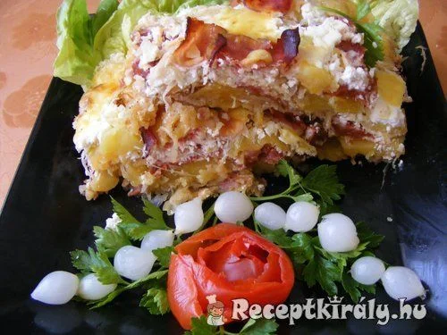 Burgonyás rakott káposzta recept