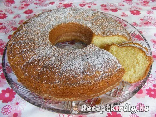 Citromos kuglóf Marcsi konyhájából recept