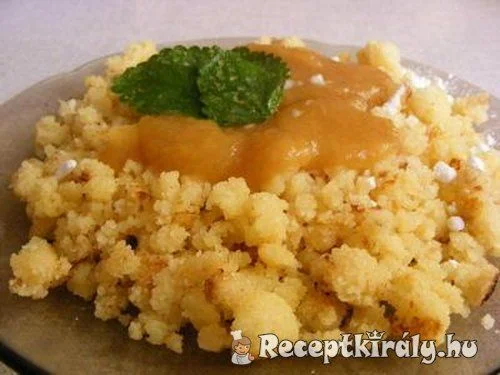 Császármorzsa recept