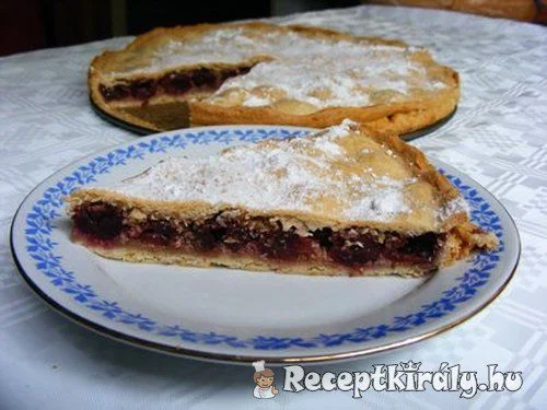 Cseresznyés pite recept