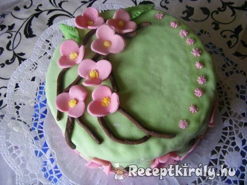 Cseresznyevirágos torta recept