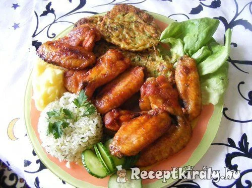 Csípős csirkeszárny recept
