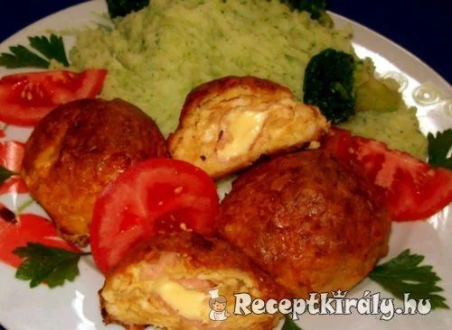 Csirkefasírt pogácsák recept
