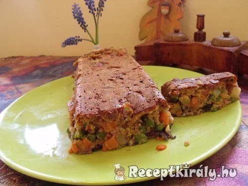 Vagdalthúsos zöldséges fasírt sütőben