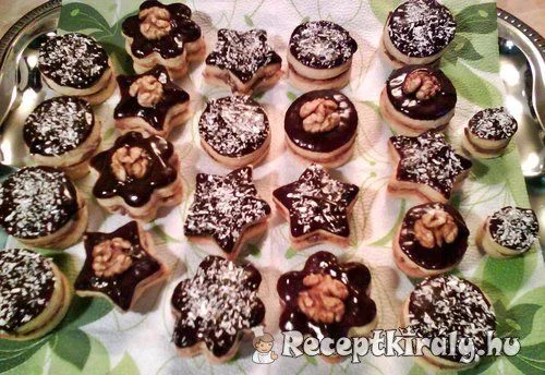 Csokis linzer sütik