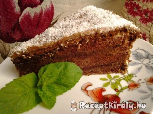 Csokis-mogyorókrémes piskóta