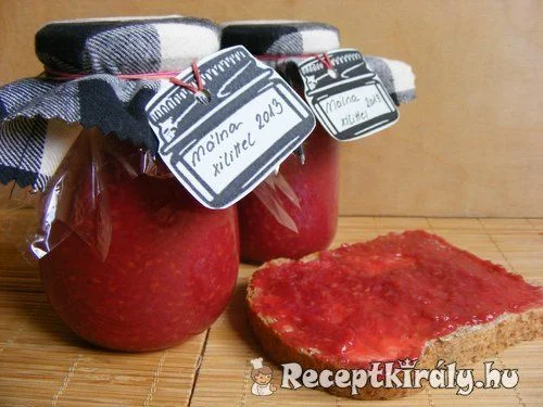 Diabetikus málnalekvár recept