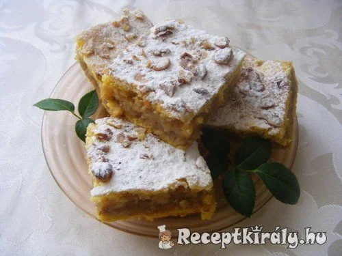 Diós almás pite recept