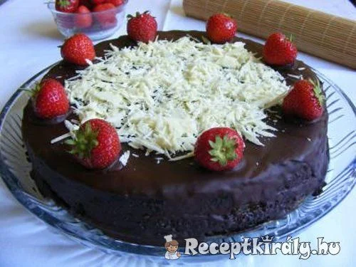Epres Sacher torta recept