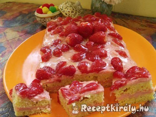Epres sütemény mandulás tésztával