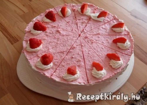 Epres tejszínes joghurttorta recept