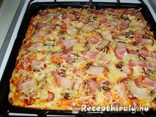 Erdélyi pizza recept