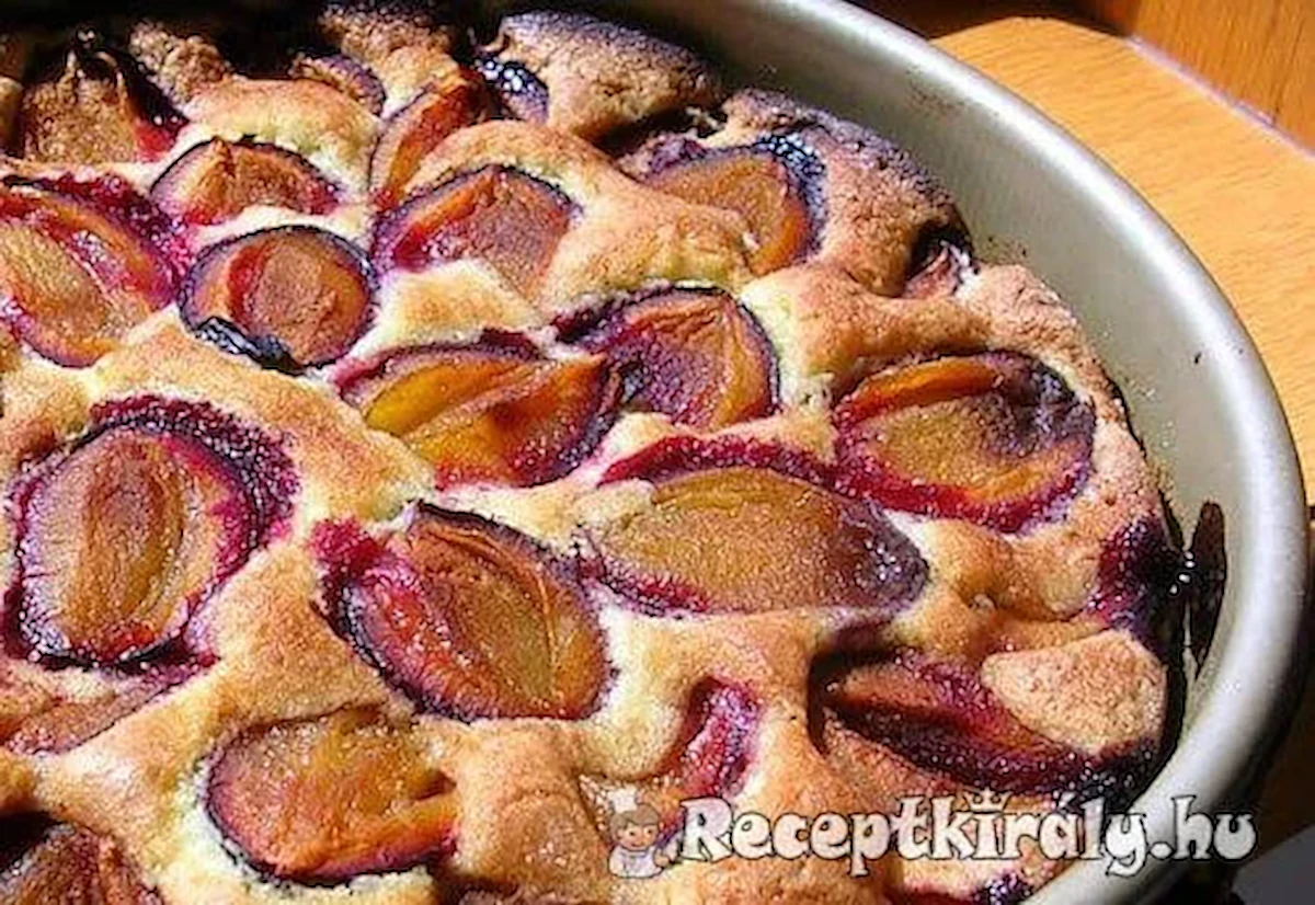Fahéjas szilvás lepény recept