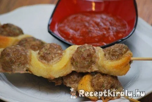 Fasírozott leveles tésztával recept