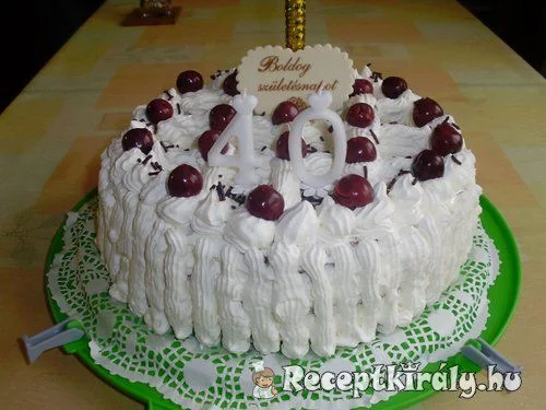 Fekete-erdő torta II