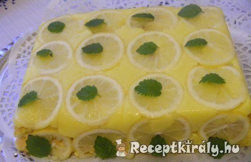 Fordított citrom torta