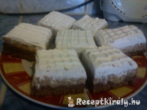 Gesztenyés habos sütemény recept