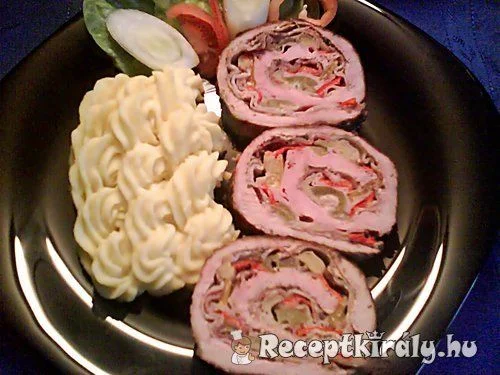 Göngyölt karaj gazdagon recept