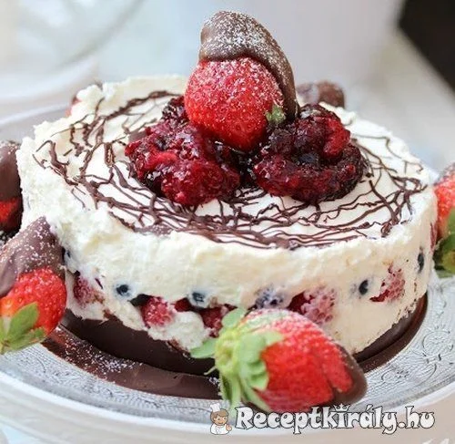 Gyümölcsös sajttorta recept