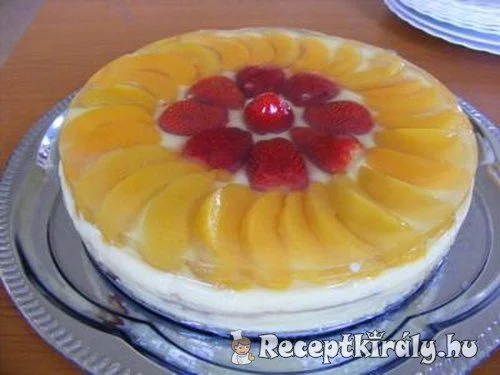 Gyümölcstorta recept