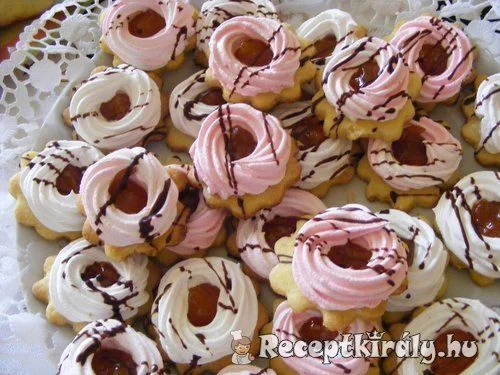 Málnahabos linzer recept