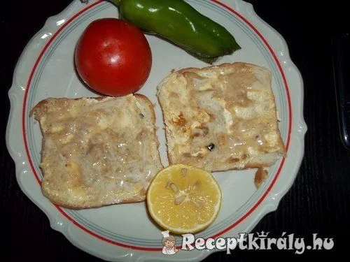 Heringikrás szendvics recept
