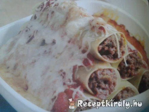 Húsos cannelloni II recept