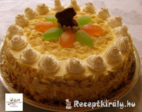 Húsvéti oroszkrémtorta recept