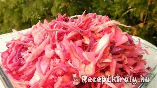 Joghurtos cékla káposzta répa saláta recept