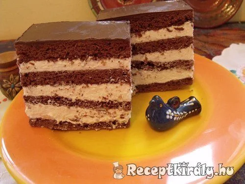 Kakaós mézes krémes recept