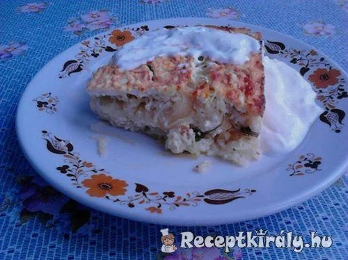 Káposztás túrós vargabéles
