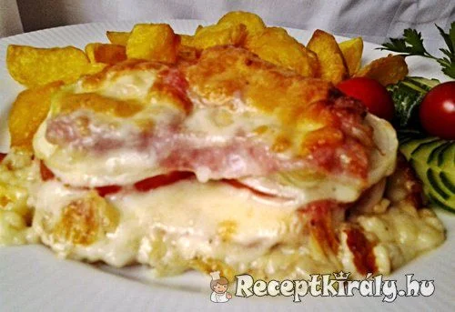 Karajszeletek baconnel és sajttal