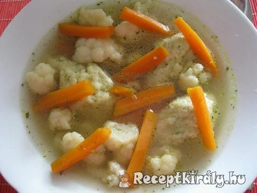 Karfiolleves recept