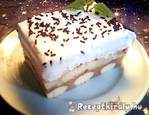 Kávés babapiskótás süti recept