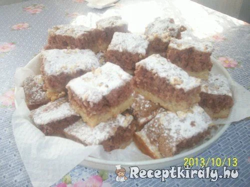 Körtés-kakaós piskóta recept