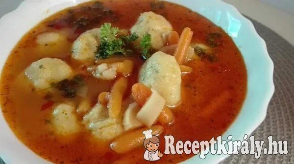 Krumpligombóc leves recept