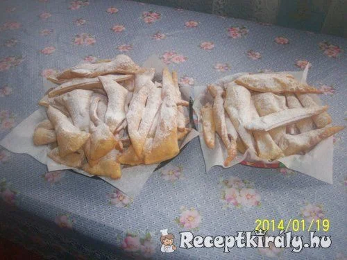 Forgácsfánk recept